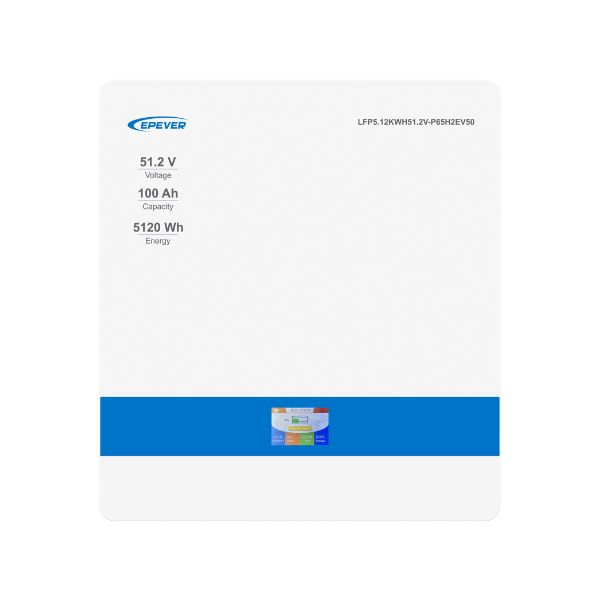 51.2V 100Ah Wall-mounted Lithium Battery with LCD (1)